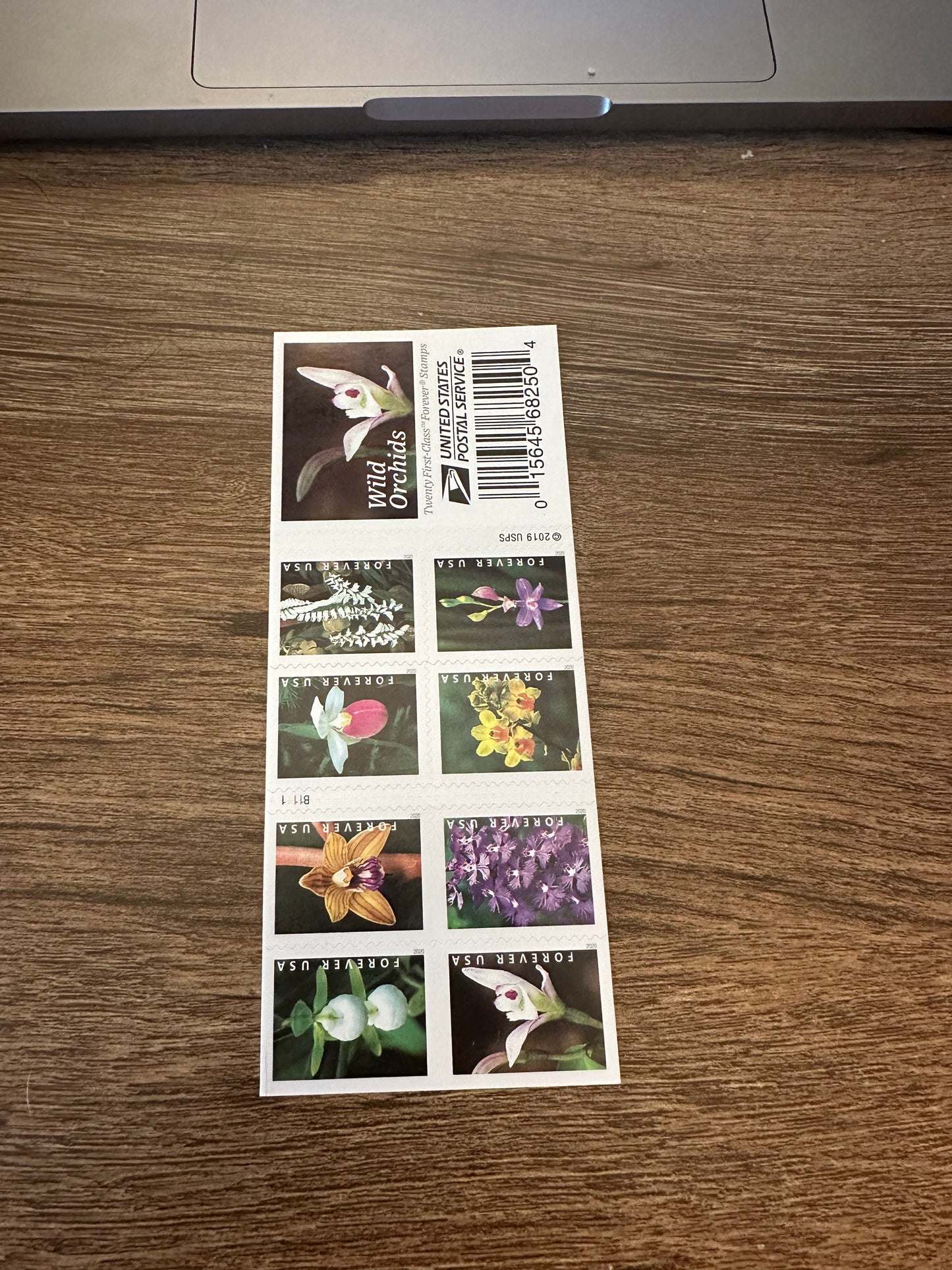 USPS Forever Stamps Wild Orchids 2019 - Booklet of 20
